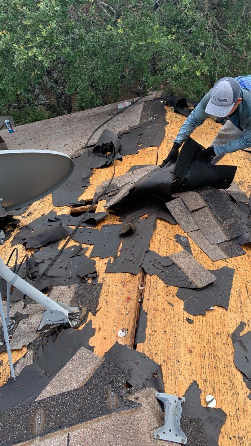 Winter roofing issues